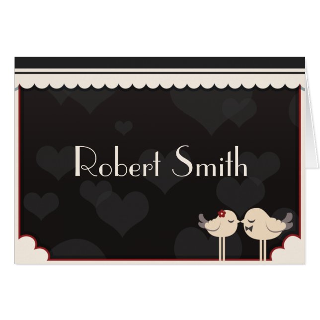 Cartões do lugar do quilograma (Frente horizontal)