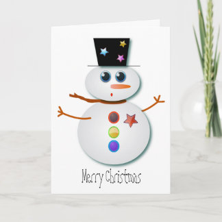 Cartões do Natal: Sr. Boneco de neve