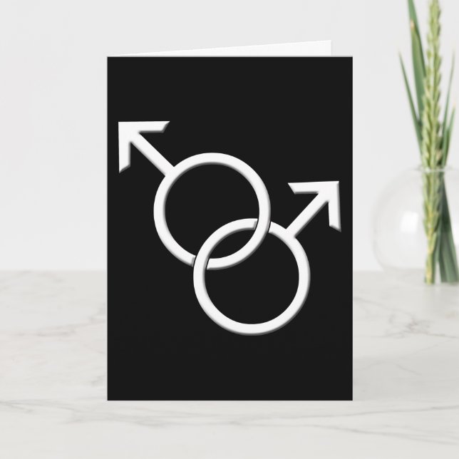 Cartões do Orgulho Gay Convites e Cartões de Amor  (Frente)