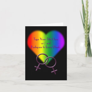 Cartões do Orgulho Gay Personalizados Cartões de A