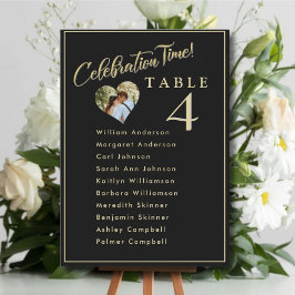 Cartões do Plano de Sentagem de Foto de Casamento