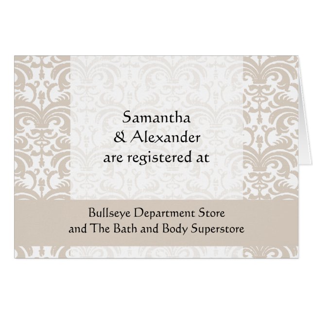 Cartões do registro, inserção pequena disponível (Frente horizontal)