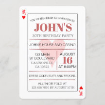 Cartões do Rei dos Corações Casino Poker