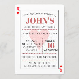 Cartões do Rei dos Corações Casino Poker