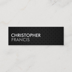 Cartões do tom do metal dois do tungstênio mini