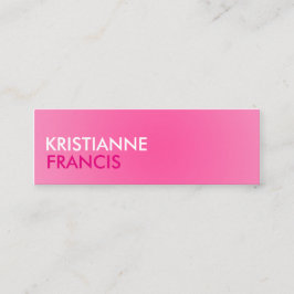 Cartões do tom do rosa dois mini