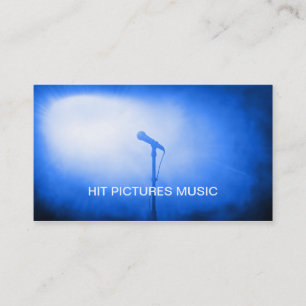 Cartões do vocalista do disco-jóquei do músico 