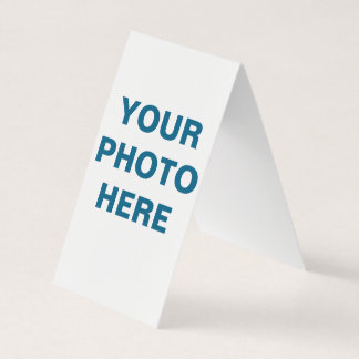 Cartões dobrados personalizáveis