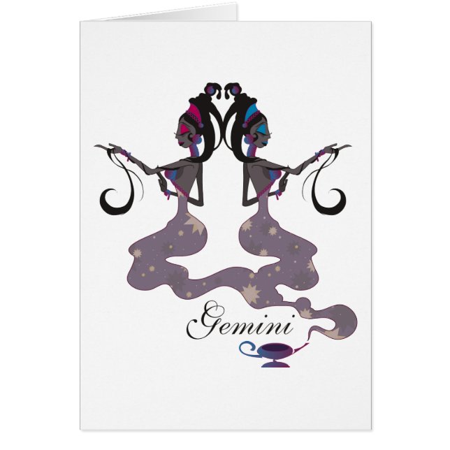 Cartões dos Gêmeos da luz das estrelas (Frente)