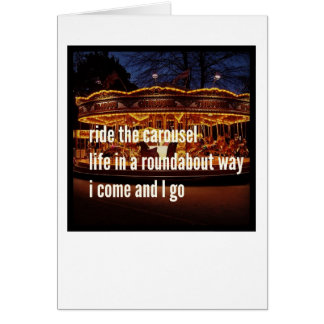 Cartões dos haicais - eu deixei-o sozinho