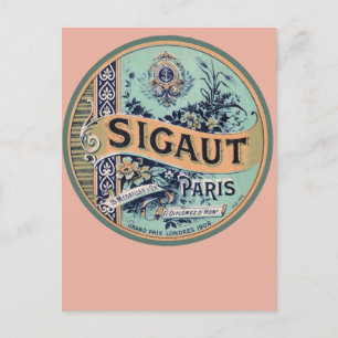 Cartões e cartões postais franceses bonito Vinta