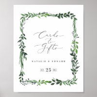 cartões e presentes com poster de casamento com co