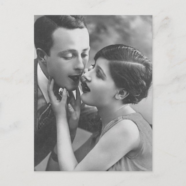 Cartões e presentes de Casais românticos antigos (Frente)