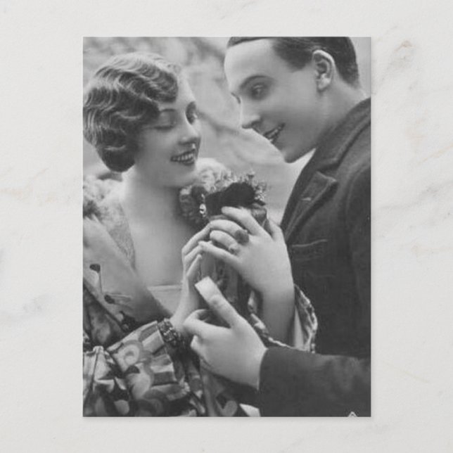 Cartões e presentes de Casais românticos antigos (Frente)