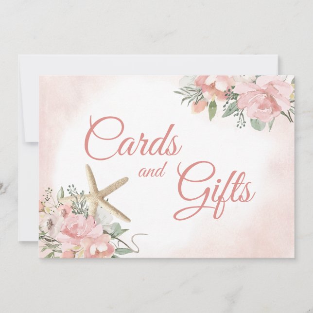 Cartões e presentes Praia Floral (Frente)