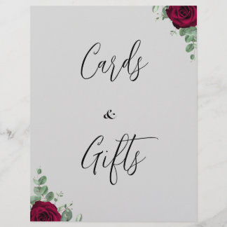 Cartões e Presentes Rosa vermelha Sinal de Casamen