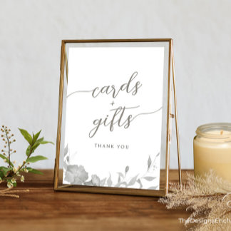 Cartões e presentes - Sinais Minimalistas Boho Flo