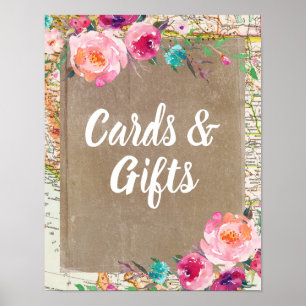 Cartões e presentes - Sinal de Poster Russo