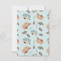 Cartões em Branco de Retro Camper