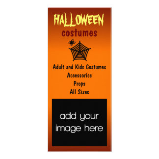 Cartões em rack de fantasias de halloween pretas e