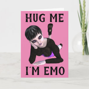 CARTÕES EMO GÓTICA MENINA PARA TODAS OCASIÕES
