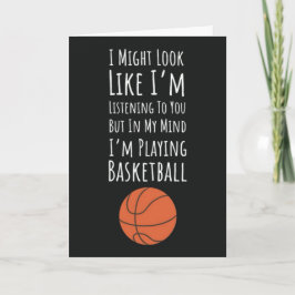 Cartões Engraçados de Basquete Para Jogadores Espo