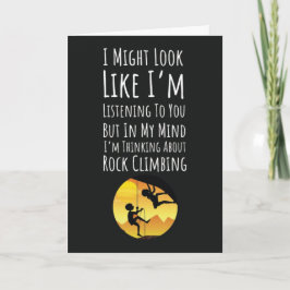 Cartões Engraçados de Climador de Rocha Esportes d