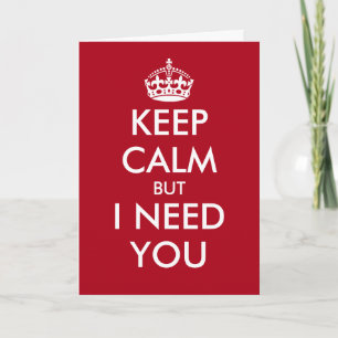 Cartões engraçados de damas de honra Keep calm