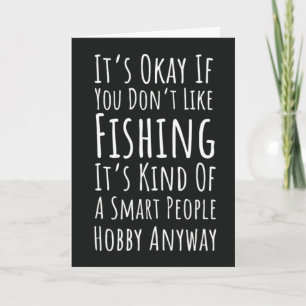Cartões Engraçados de Pesca Pescador Humor de Pesc