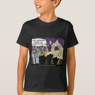 Cartões Engraçados de Polícia & Donuts Camisetas C