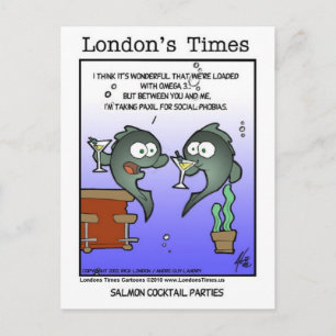 Cartões Engraçados De Salmão Deprimidos Mugs & Gif