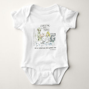 Cartões Engraçados sem Fio para Bebês Camisetas Ca