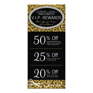 Cartões feitos sob encomenda Glam dourados da