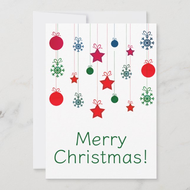 Cartões Feliz de Natal (Frente)