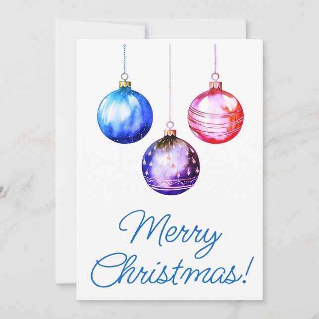 Cartões Feliz de Natal (Frente)