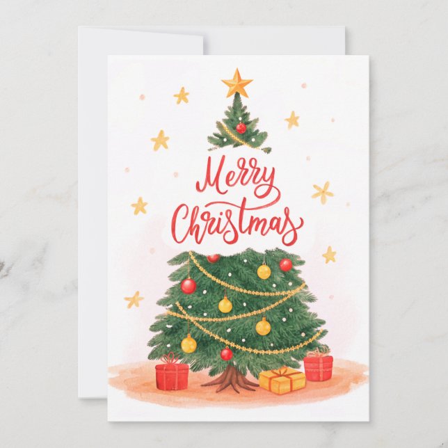 Cartões Feliz de Natal (Frente)