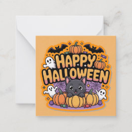 Cartões felizes de halloween, fofos, estoque!
