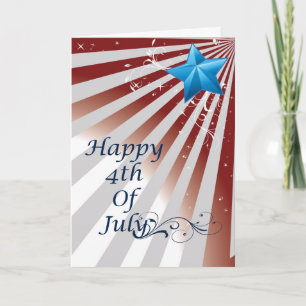 Cartões felizes do dia 4 de julho