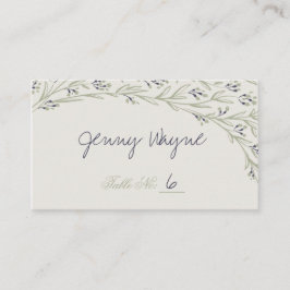 Cartões florais de casamentos rústicos de jardim e