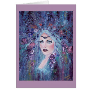 Cartões Flower Fae de Renee L Lavoie