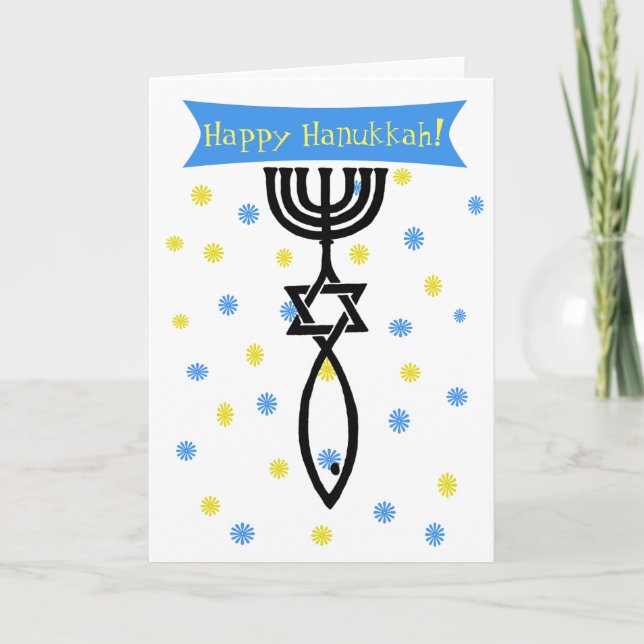Cartões Hanukkah felizes (Frente)