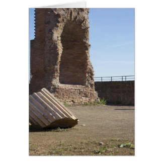 Cartões italianos, banhos Roma de Domitianic