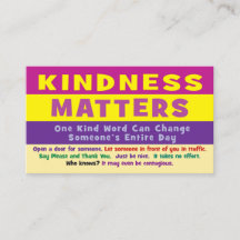 Cartões Kindness Matters - v3