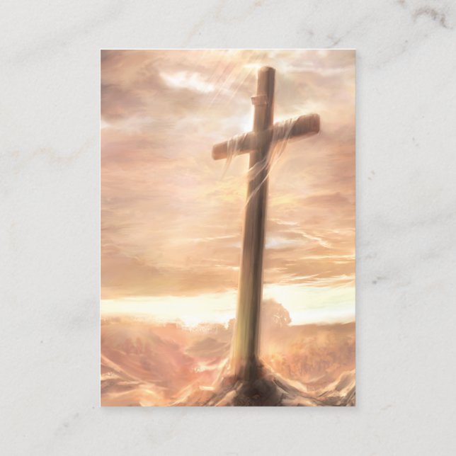 Cartões KJV John 3:16-17 (Verso)