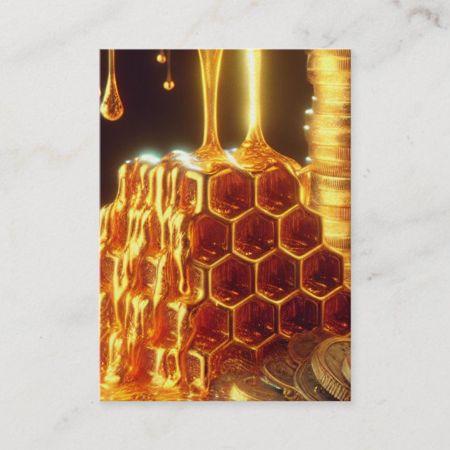 Cartões KJV Psalm 19:9-10 - Mais doce que Mel (Frente)