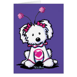 Cartões Lovebug Malteses KiniArt