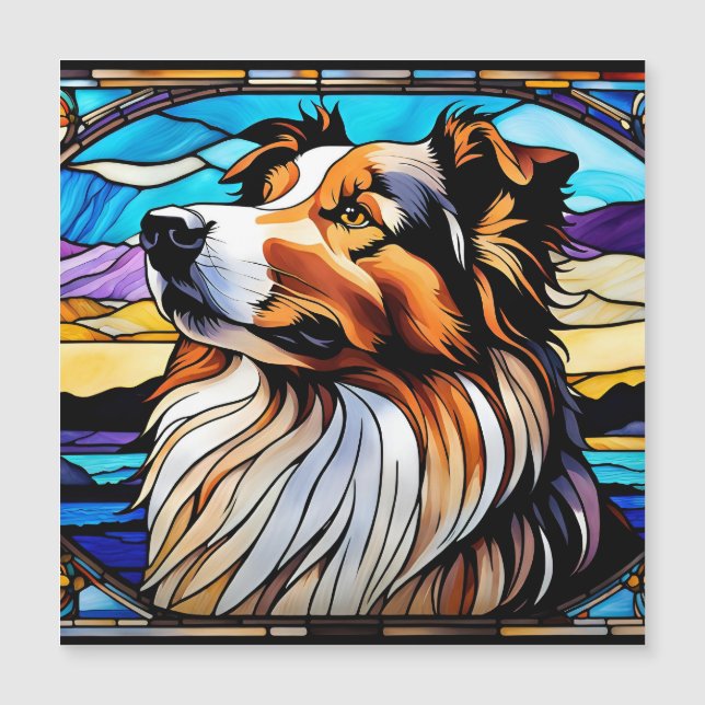 Cartões magnéticos de Collie Staink (Frente)