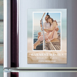 Cartões magnéticos de Natal para Areia e Foto do M