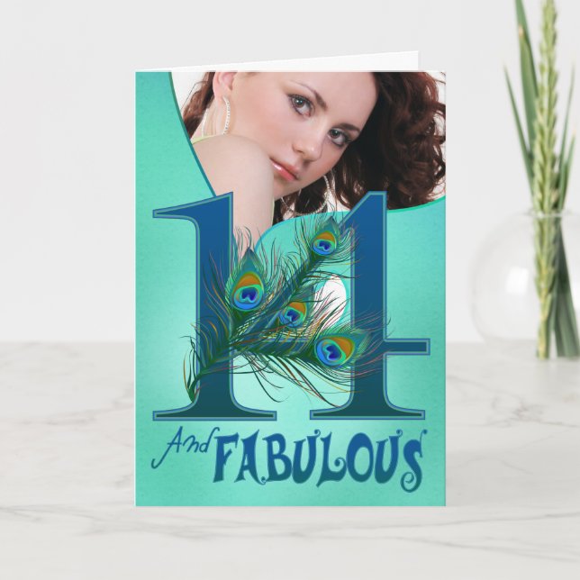 Cartões modelo de Aniversário 14 (Frente)