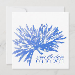 Cartões Modernos Florais de Salvar a Data